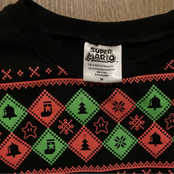 Nintendo Super Mario Brothers Luigi
Holiday Christmas Sweatshirt | Size M Boys - Picture 5 of 10